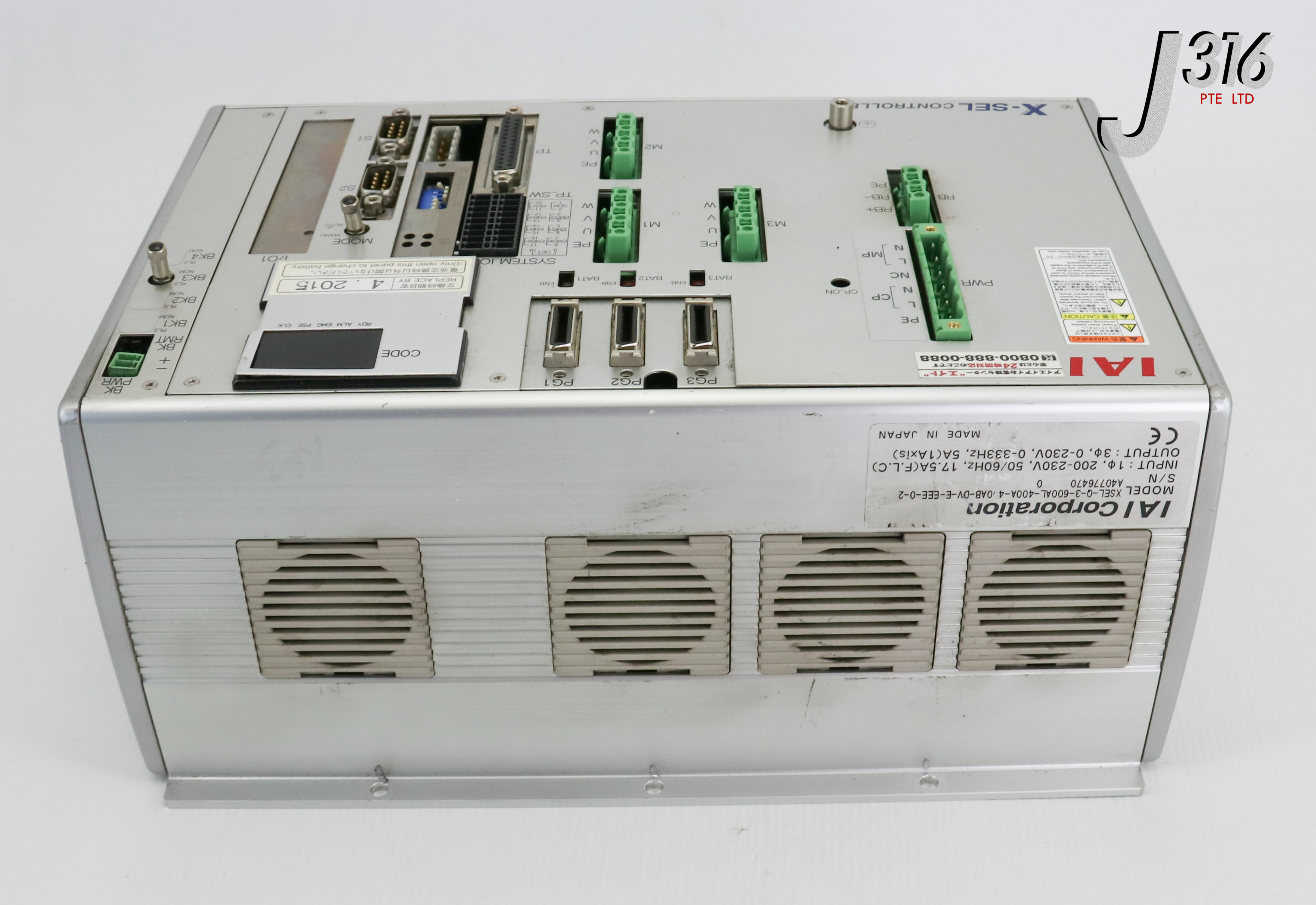 25514 IAI X-SEL CONTROLLER XSEL-Q-3-600AL-400A-400AB-DV-E-EEE-0-2